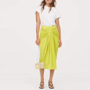 front slit maxi skirt