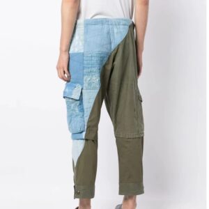 custom patchwork denim back shows