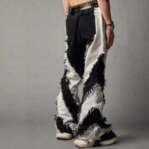 wide leg flare jeans for men