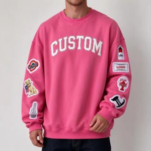custom oversized streetwear pullovers