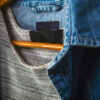 denim tops custom display