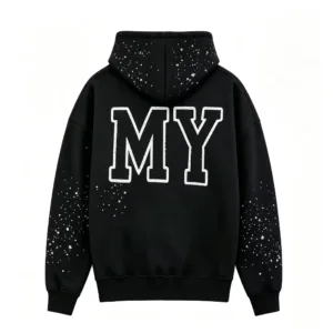 oversized full-zip hoodies back show